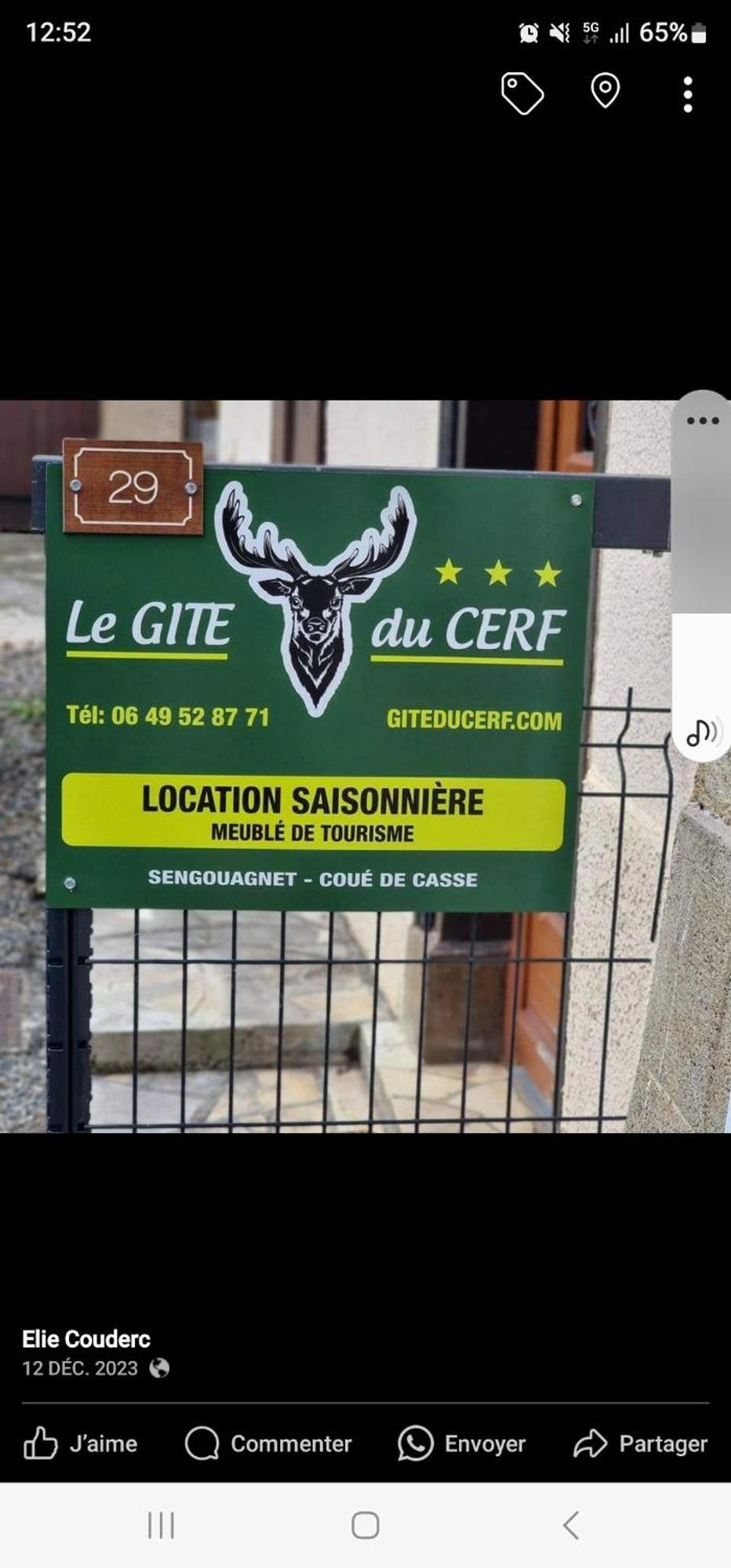 Legiteducerf 3 Etoiles Sengouagnet
